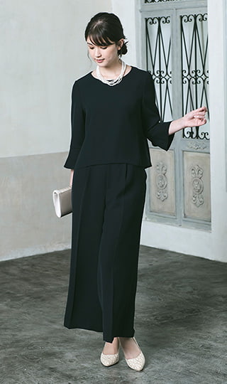カジュアルテイストなセットアップパンツスーツ