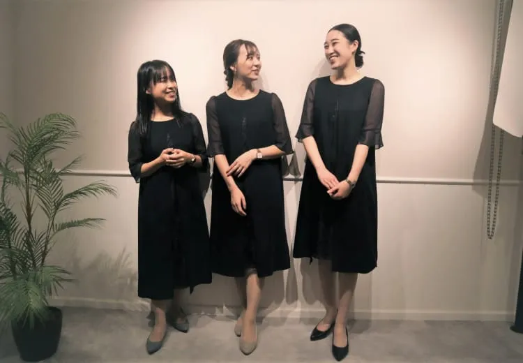 Aラインレースワンピースドレスのサイズイメージ画像1