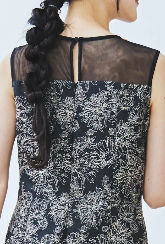 2WAYオフショルダー&パフスリーブIラインドレス ベージュ系の画像2