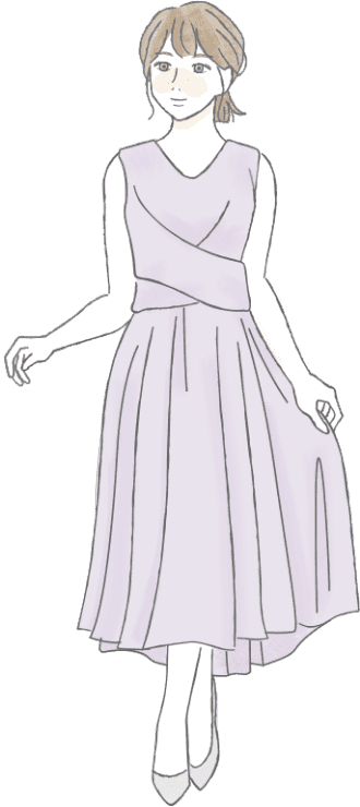 あなたに似合うドレスを見つける