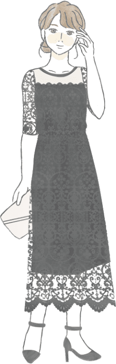 あなたに似合うドレスを見つける