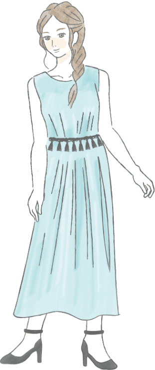 あなたに似合うドレスを見つける