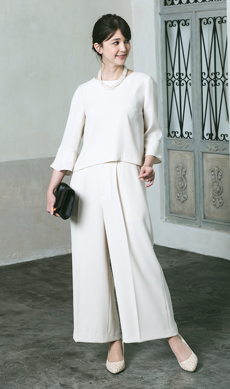 カジュアルテイストなセットアップパンツスーツ