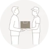 商品を受け取る