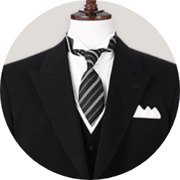 モーニング一式（上着、ベスト、パンツ）