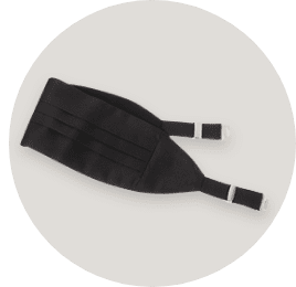 カマーバンド（黒）