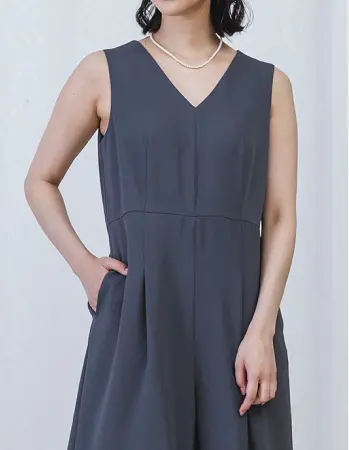 レーストップス×バックサテンコンビネゾン