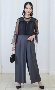 人気のロング丈のレースドレス