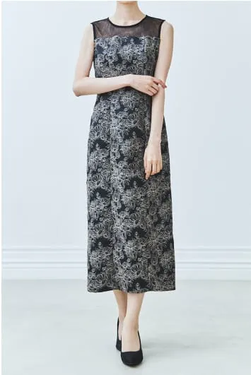 2WAYオフショルダー＆パフスリーブIラインドレス ベージュ系