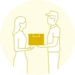 商品を受け取る